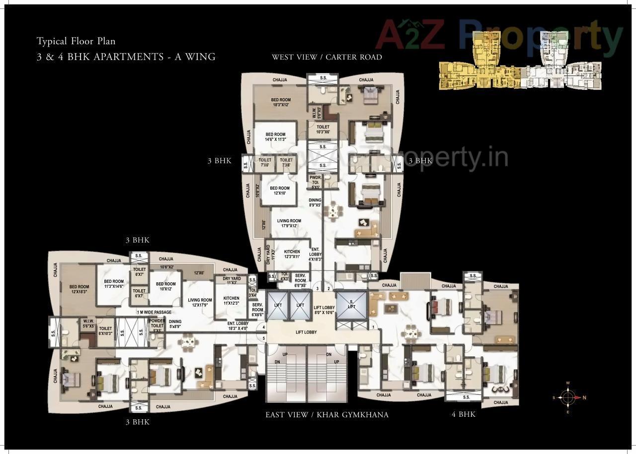 Layout of real estate project Joy Legend located at Andheri, MumbaiSuburban, Maharashtra