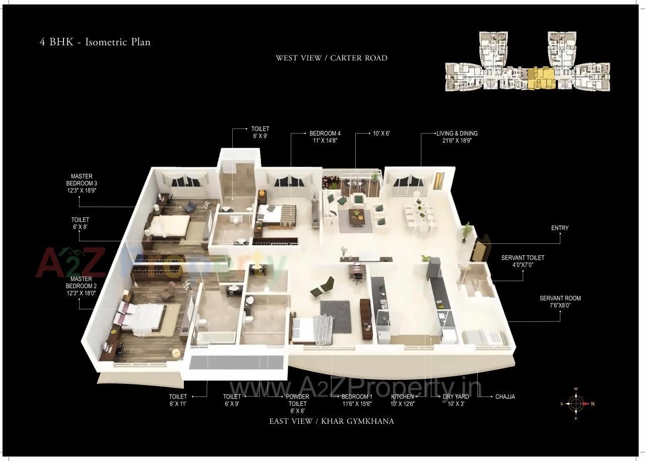 Layout of real estate project Joy Legend located at Andheri, MumbaiSuburban, Maharashtra