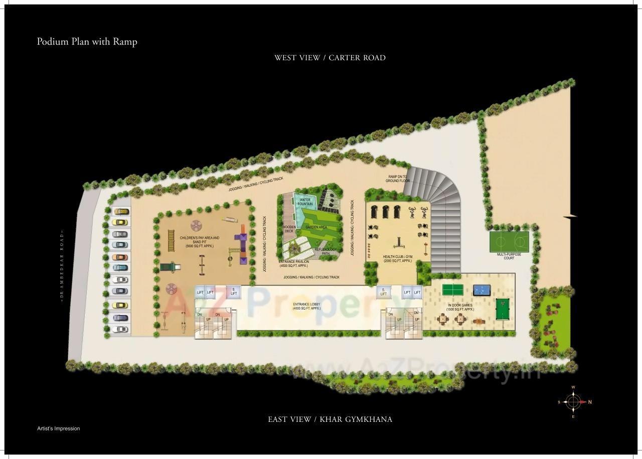 Layout of real estate project Joy Legend located at Andheri, MumbaiSuburban, Maharashtra