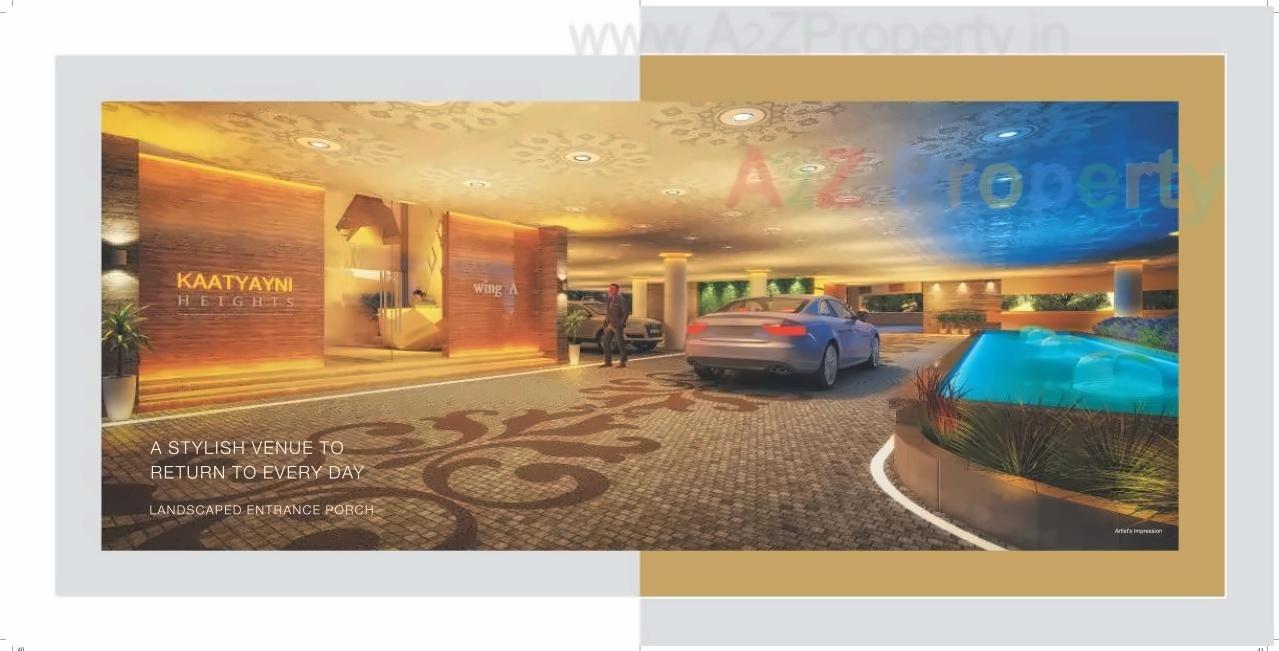 3D Elevation of real estate project Kaatyayni Heights located at Andheri, MumbaiSuburban, Maharashtra