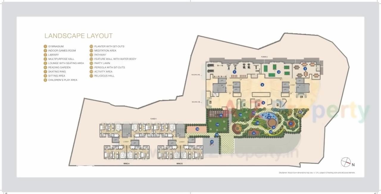 Layout of real estate project Kaatyayni Heights located at Andheri, MumbaiSuburban, Maharashtra