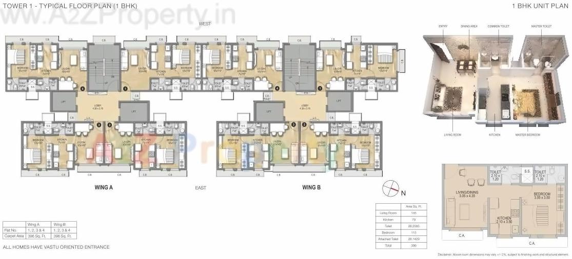 Layout of real estate project Kaatyayni Heights located at Andheri, MumbaiSuburban, Maharashtra