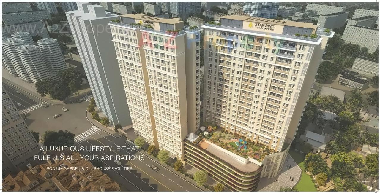 3D Elevation of real estate project Kaatyayni Heights located at Andheri, MumbaiSuburban, Maharashtra