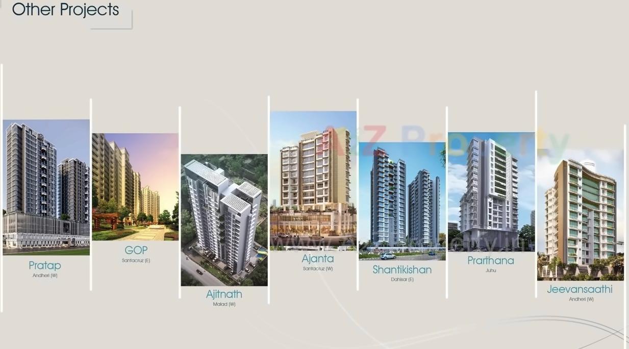 3D Elevation of real estate project Kabra Paradise located at Andheri, MumbaiSuburban, Maharashtra