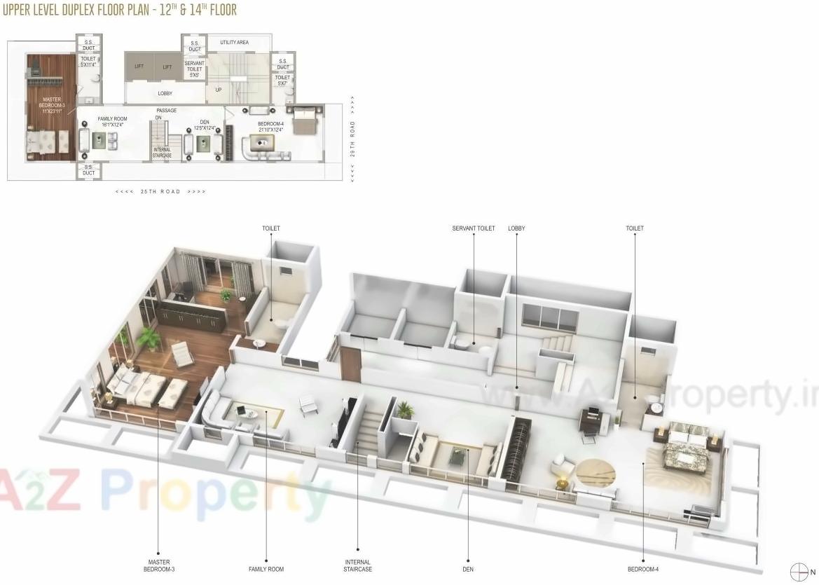 Layout of real estate project Kakad Heights located at Andheri, MumbaiSuburban, Maharashtra