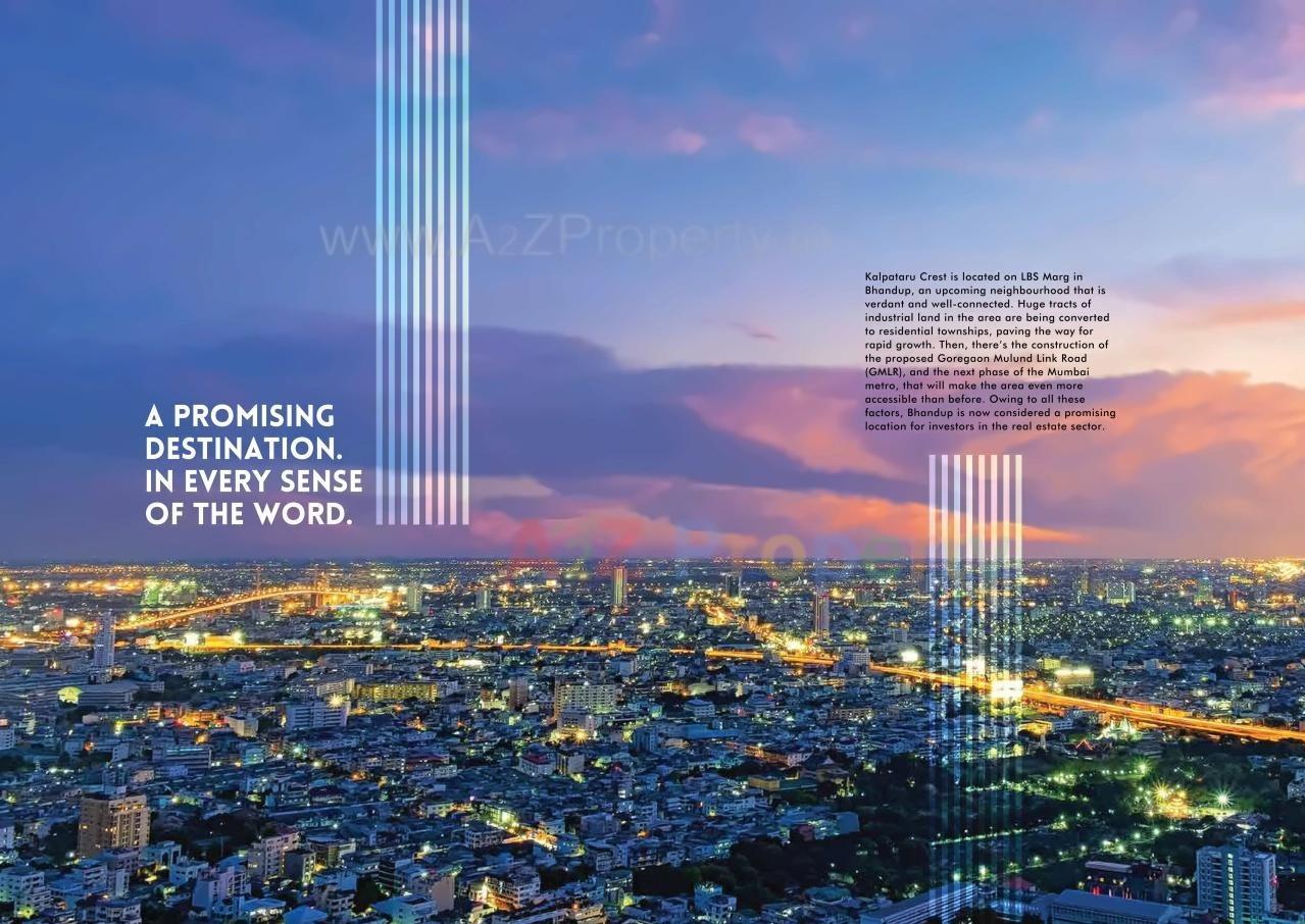 3D Elevation of real estate project Kalpataru Crest located at Kurla, MumbaiSuburban, Maharashtra