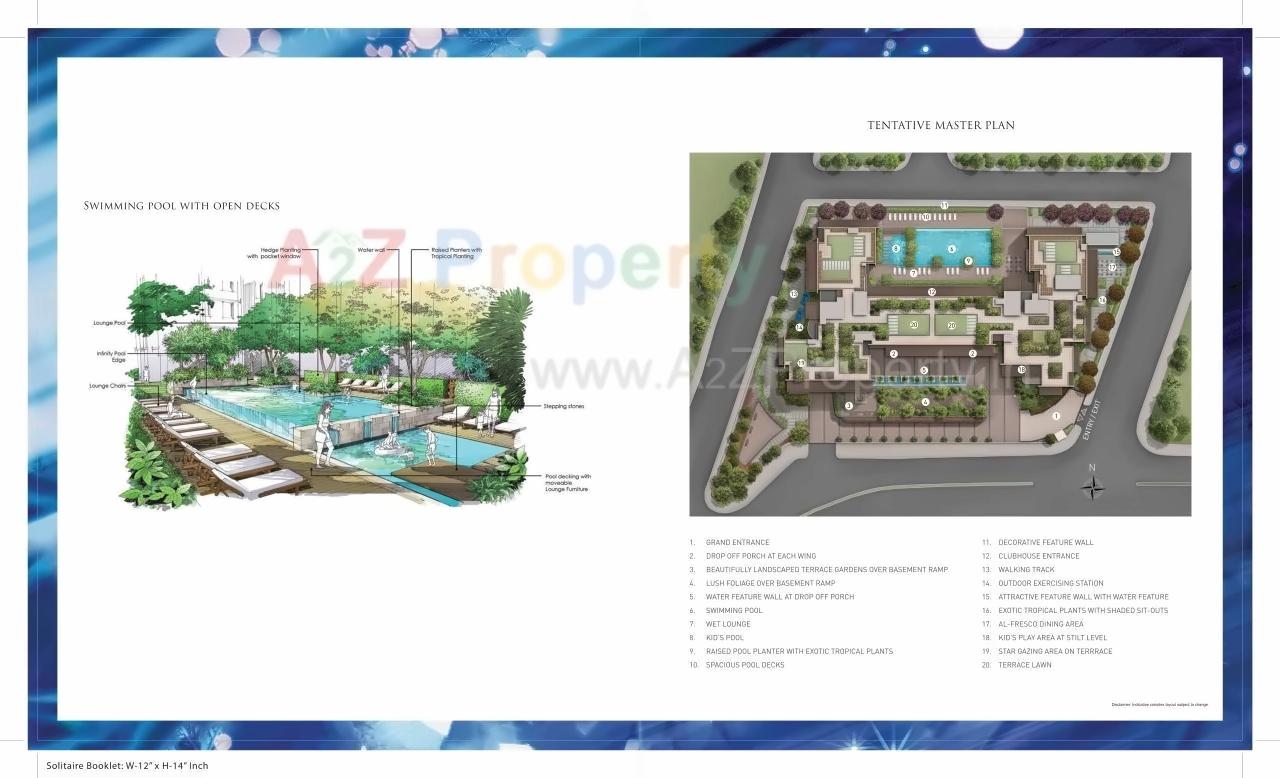 Layout of real estate project Kalpataru Solitaire located at Andheri, MumbaiSuburban, Maharashtra