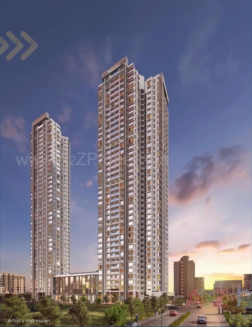 3D Elevation of real estate project Kalpataru Vienta Tower located at Borivali, MumbaiSuburban, Maharashtra