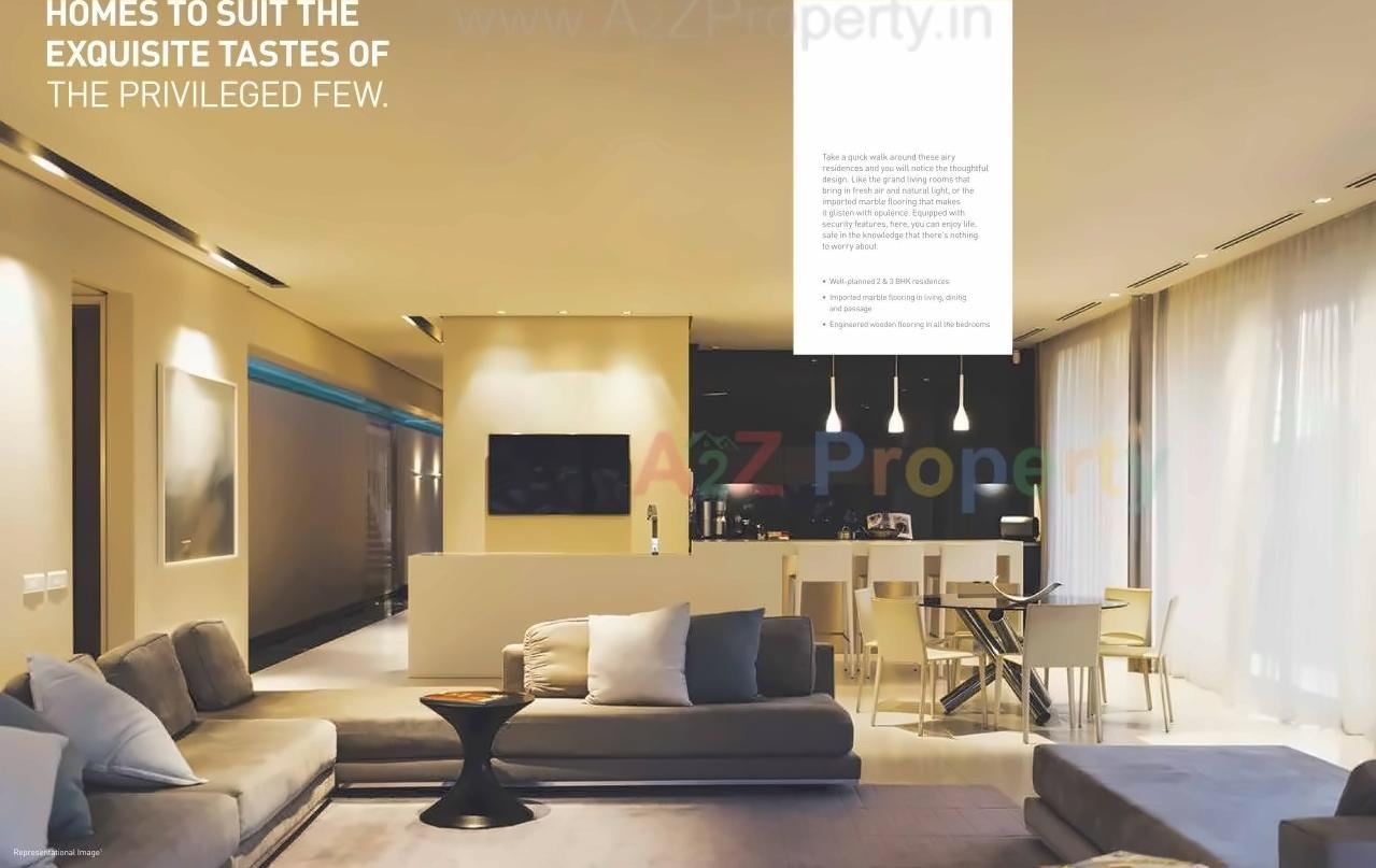 3D Elevation of real estate project Kalpataru Yashodhan located at Andheri, MumbaiSuburban, Maharashtra