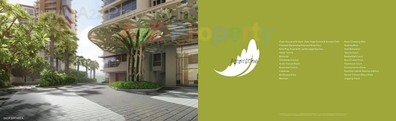 3D Elevation of real estate project Kanakia Rainforest located at Andheri, MumbaiSuburban, Maharashtra