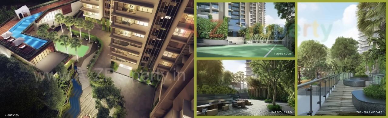 3D Elevation of real estate project Kanakia Rainforest located at Andheri, MumbaiSuburban, Maharashtra