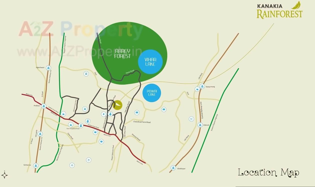  of real estate project Kanakia Rainforest located at Andheri, MumbaiSuburban, Maharashtra