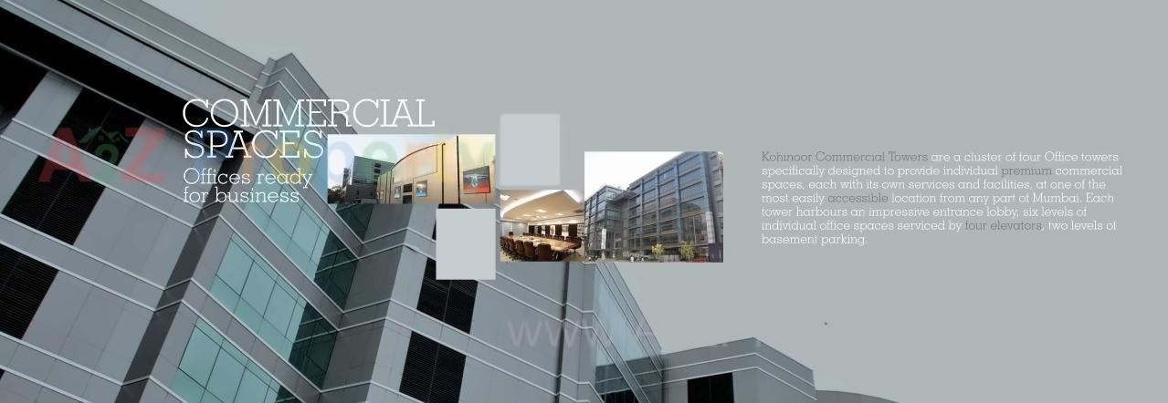 3D Elevation of real estate project Kohinoor City Residential Block located at Kurla, MumbaiSuburban, Maharashtra