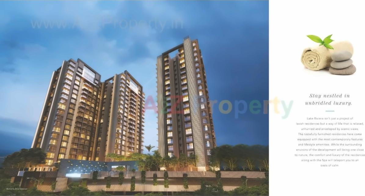 3D Elevation of real estate project Lake Riviera located at Kurla, MumbaiSuburban, Maharashtra