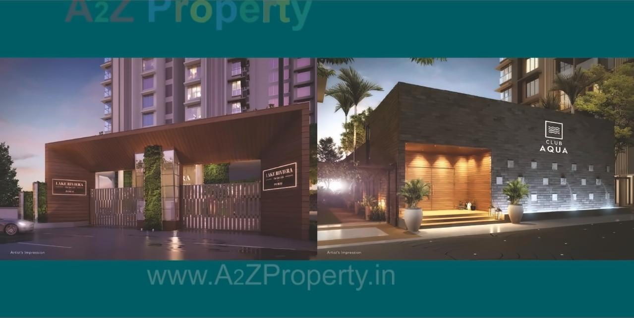 3D Elevation of real estate project Lake Riviera located at Kurla, MumbaiSuburban, Maharashtra