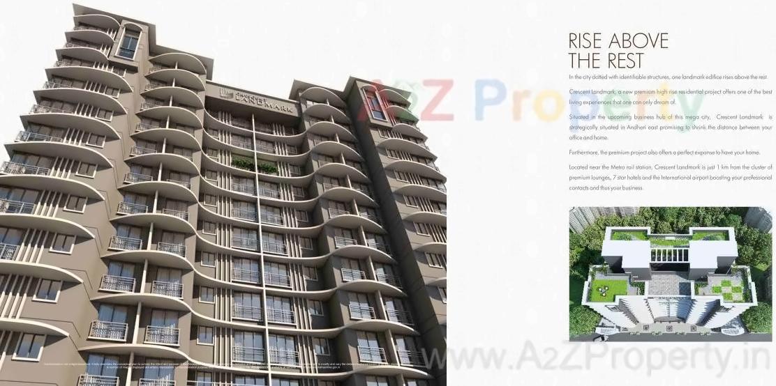 3D Elevation of real estate project Landmark located at Andheri, MumbaiSuburban, Maharashtra