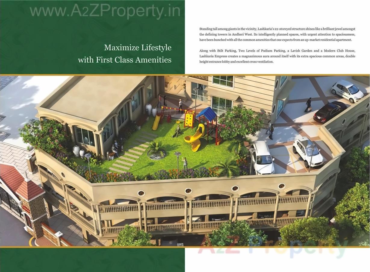 3D Elevation of real estate project Lashkaria Empress located at Andheri, MumbaiSuburban, Maharashtra