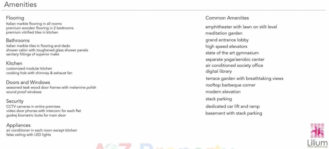  of real estate project Lilium located at Andheri, MumbaiSuburban, Maharashtra