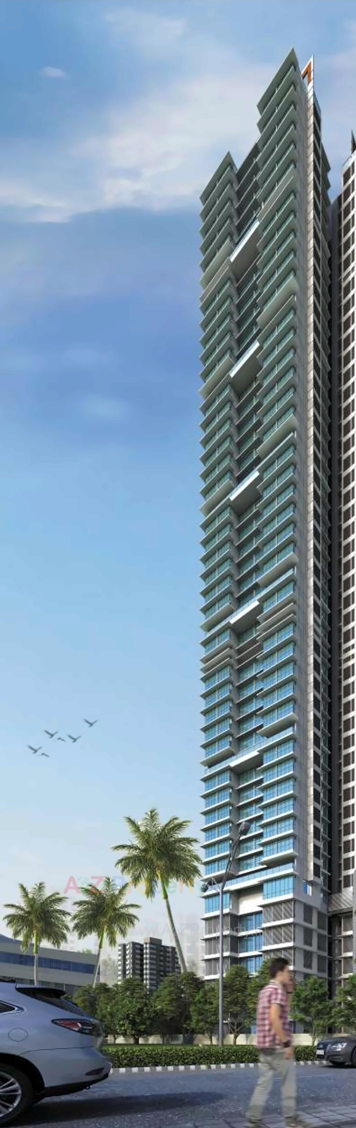 3D Elevation of real estate project Linkpark located at Borivali, MumbaiSuburban, Maharashtra