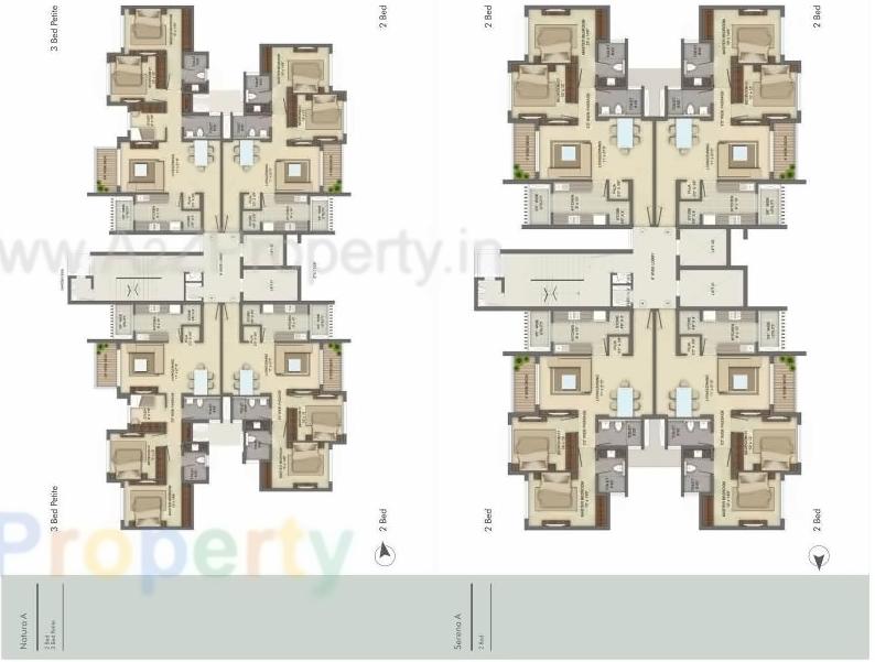 Layout of real estate project Lodha Eternis Natura located at Andheri, MumbaiSuburban, Maharashtra