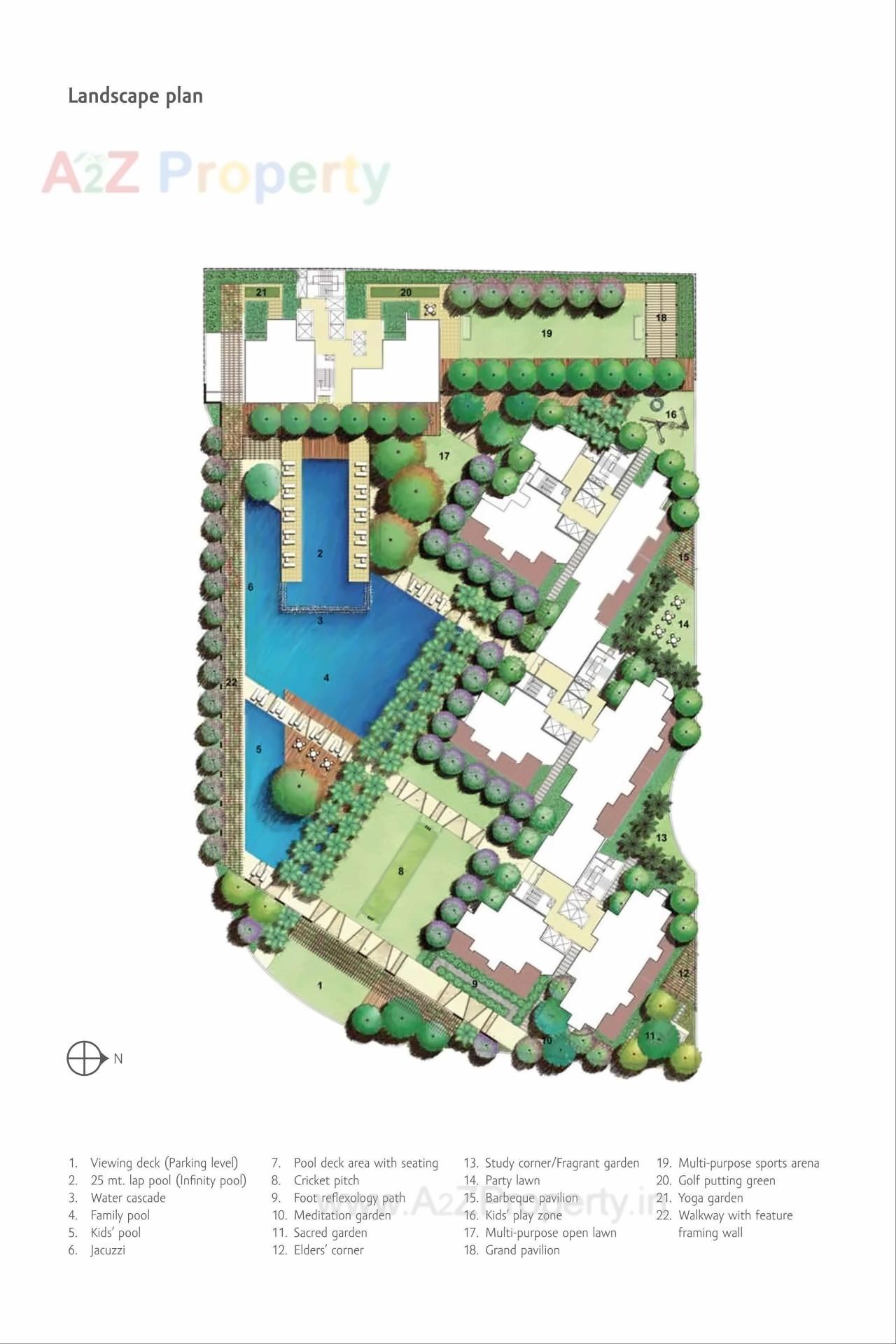 Layout of real estate project Lodha Fiorenza located at Borivali, MumbaiSuburban, Maharashtra