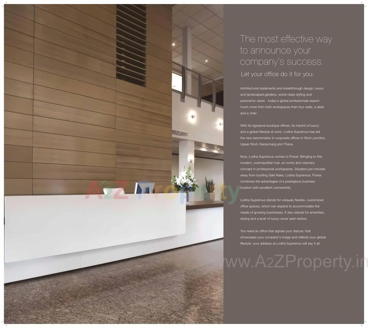  of real estate project Lodha Supremus   Andheri located at Andheri, MumbaiSuburban, Maharashtra