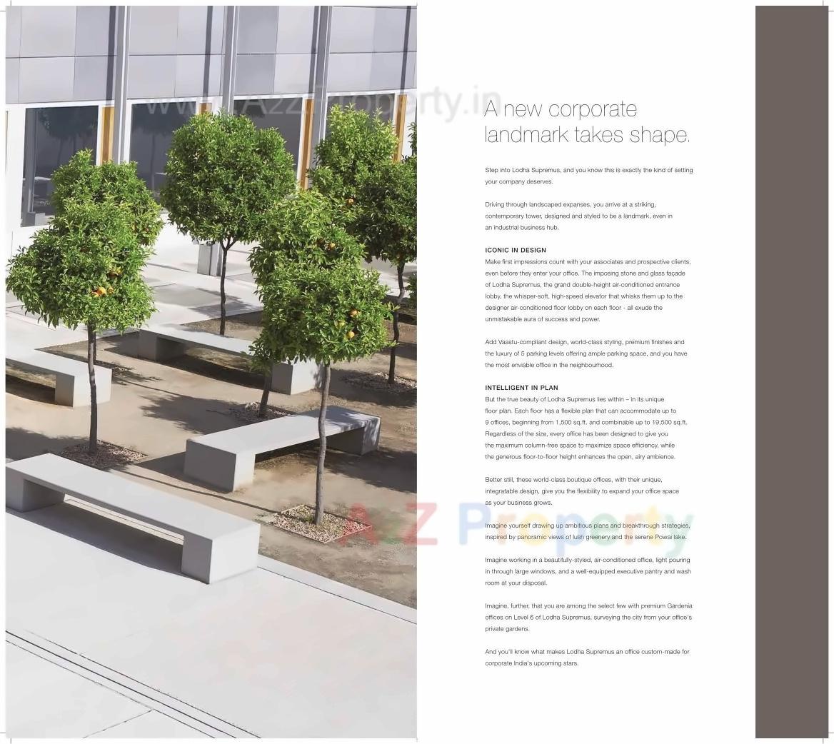 3D Elevation of real estate project Lodha Supremus   Andheri located at Andheri, MumbaiSuburban, Maharashtra