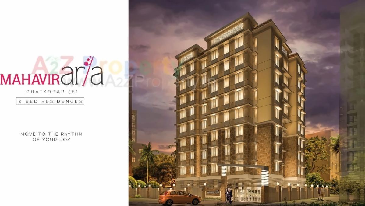 3D Elevation of real estate project Mahavir Aria located at Kurla, MumbaiSuburban, Maharashtra