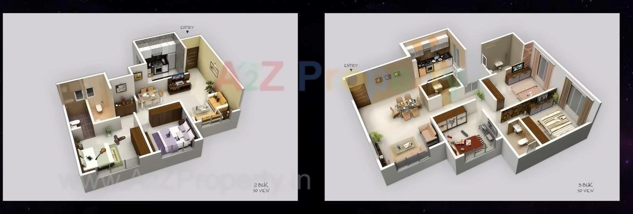 Layout of real estate project Mahavir Galaxy located at Kurla, MumbaiSuburban, Maharashtra