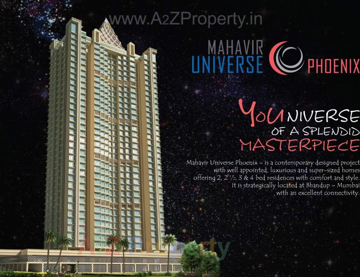 3D Elevation of real estate project Mahavir Universe   Phoenix located at Kurla, MumbaiSuburban, Maharashtra