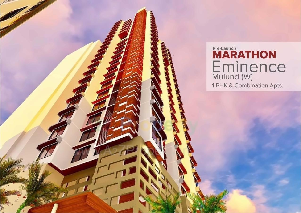 3D Elevation of real estate project Marathon Eminence located at Kurla, MumbaiSuburban, Maharashtra