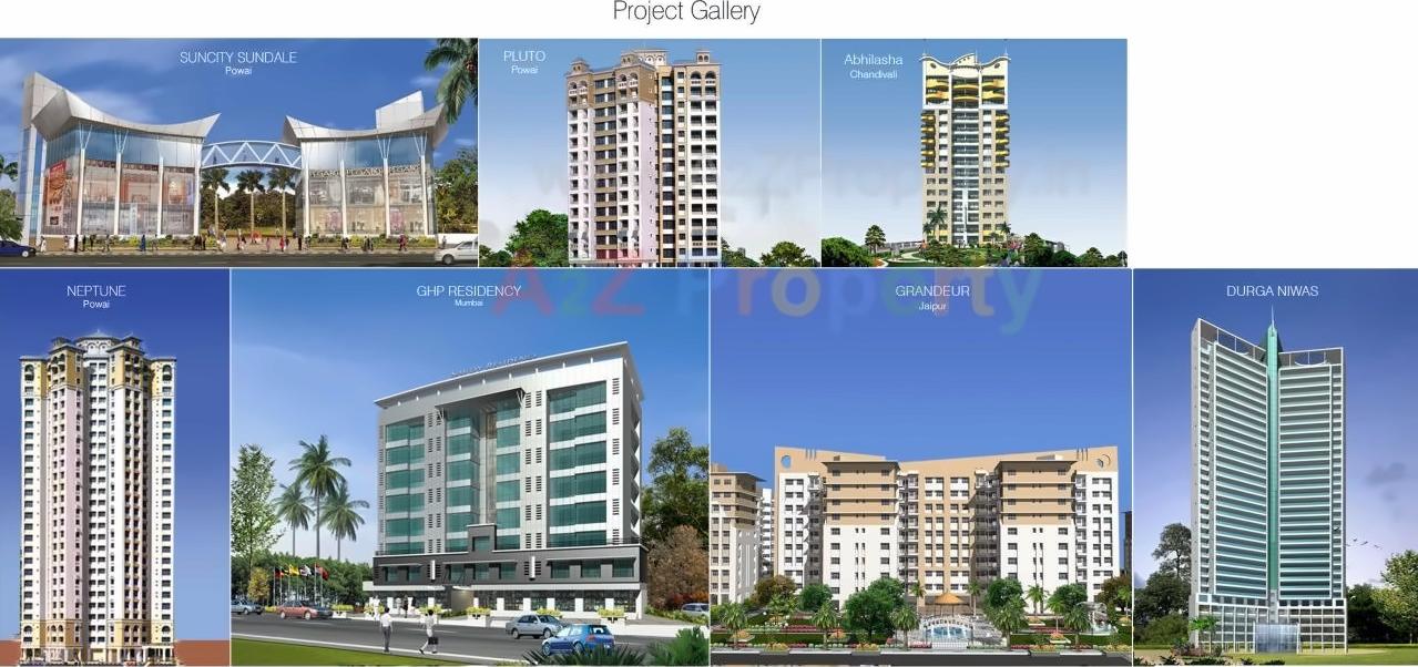 3D Elevation of real estate project Mars  Suncity Housing located at Kurla, MumbaiSuburban, Maharashtra