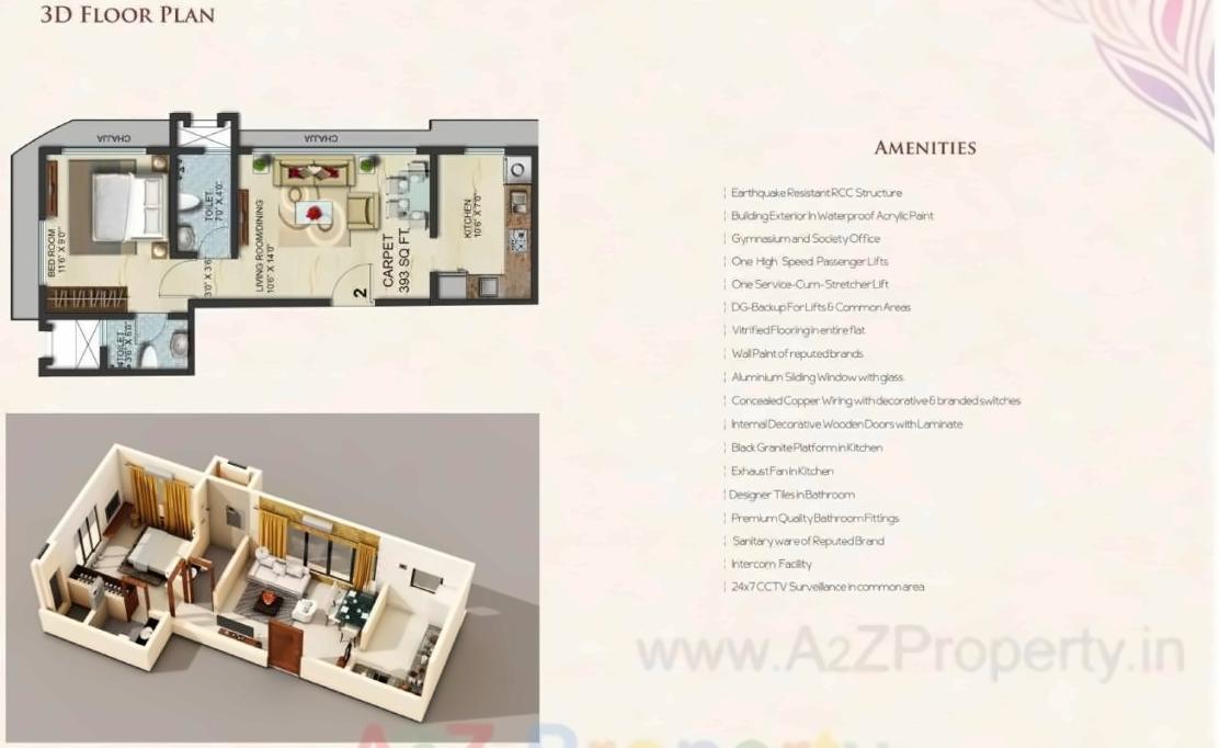 Layout of real estate project Marvel Gold located at Kurla, MumbaiSuburban, Maharashtra