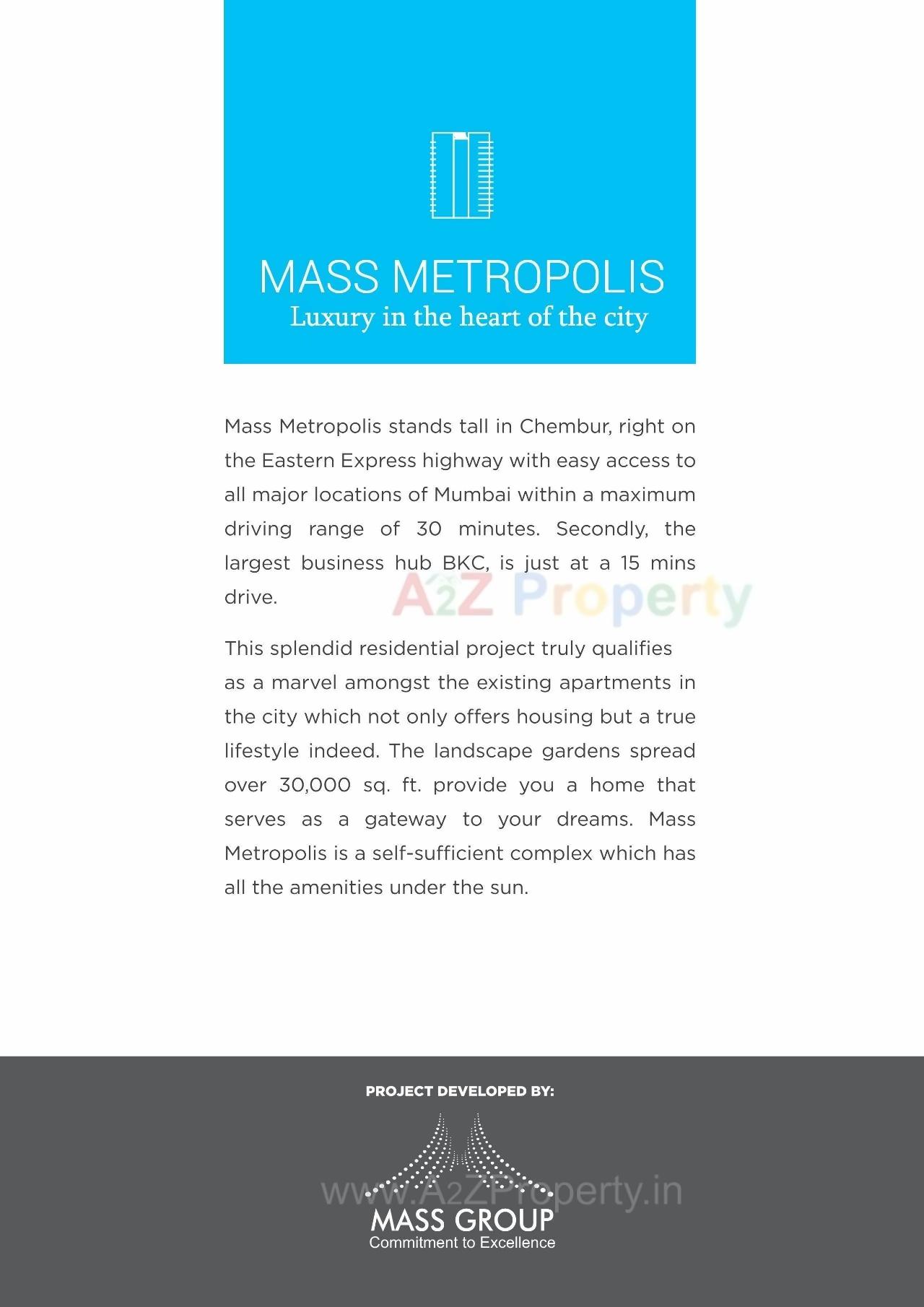  of real estate project Mass Metropolis located at Kurla, MumbaiSuburban, Maharashtra