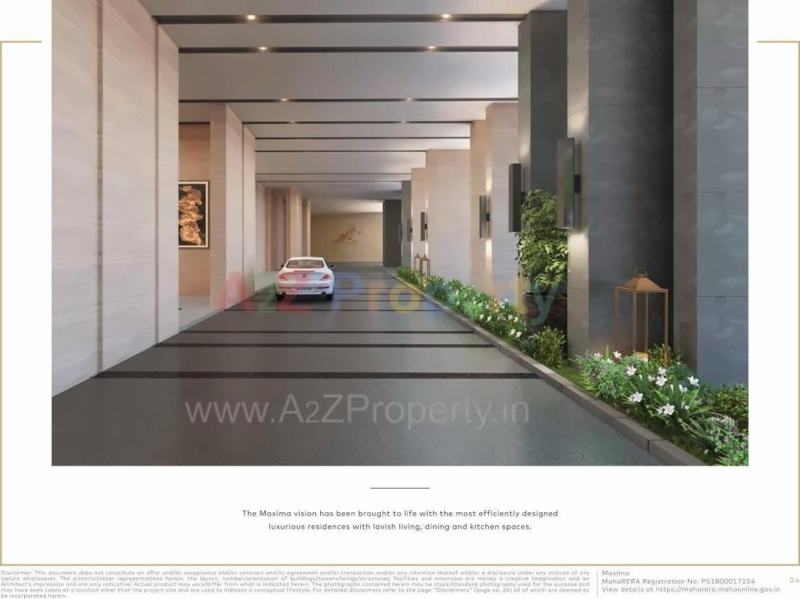 3D Elevation of real estate project Maxima located at Andheri, MumbaiSuburban, Maharashtra