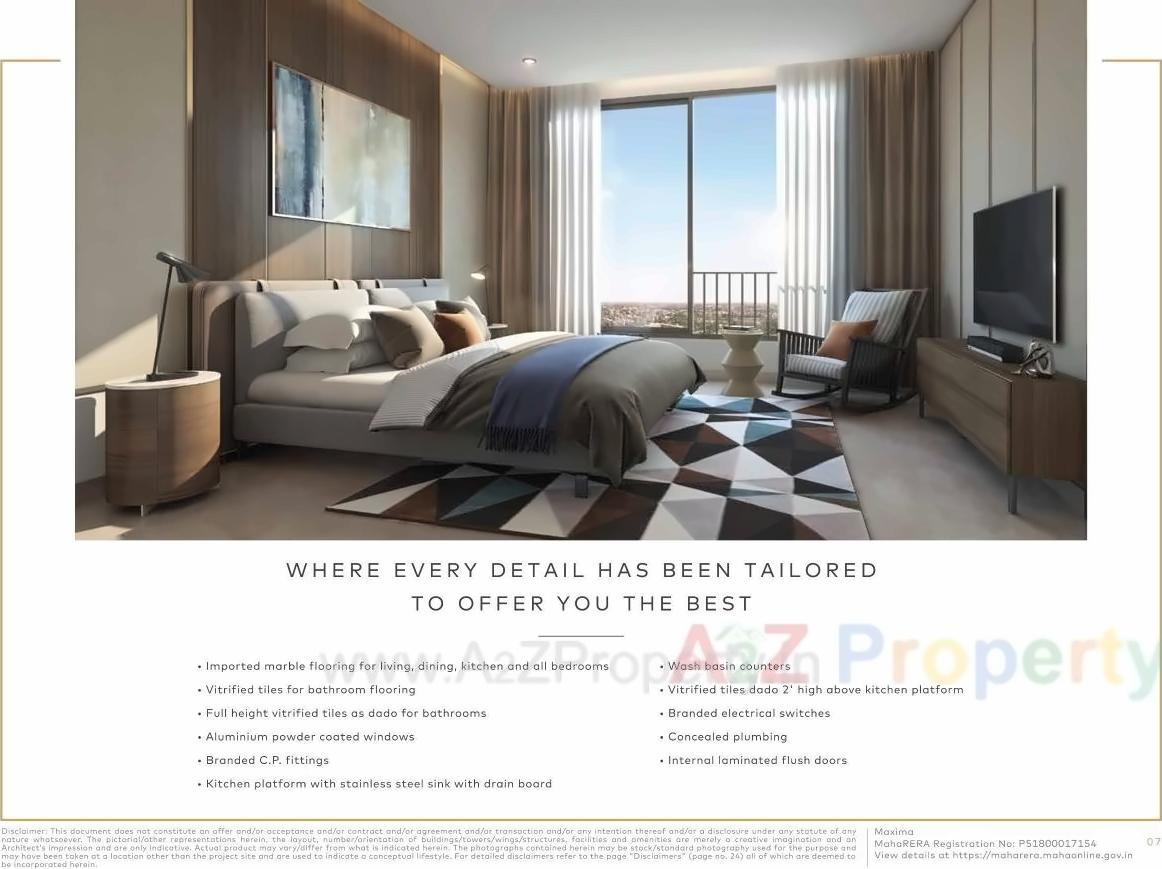 3D Elevation of real estate project Maxima located at Andheri, MumbaiSuburban, Maharashtra