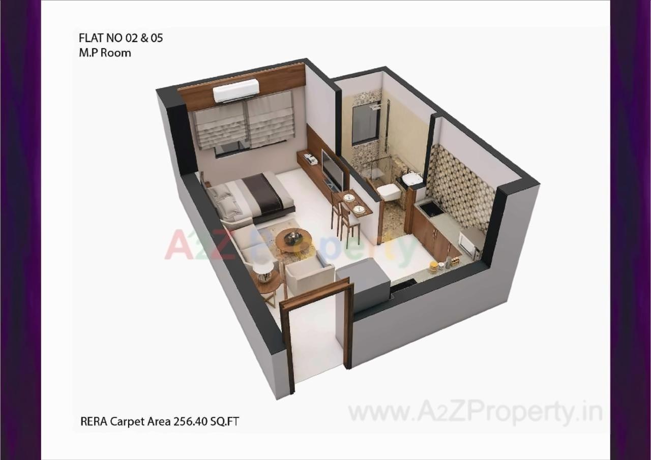 Layout of real estate project Mayfair The View located at Kurla, MumbaiSuburban, Maharashtra