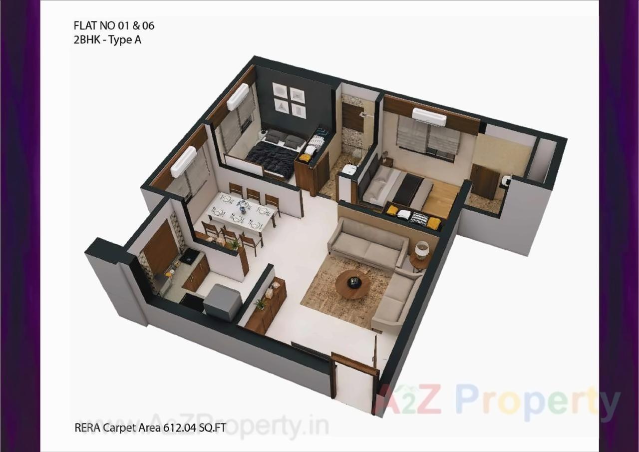 Layout of real estate project Mayfair The View located at Kurla, MumbaiSuburban, Maharashtra
