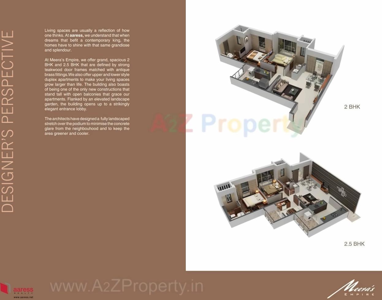 Layout of real estate project Meeras Empire Meeras Crown located at Borivali, MumbaiSuburban, Maharashtra