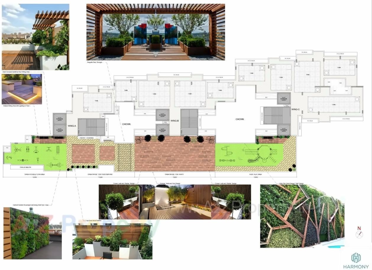 Layout of real estate project Midas Bhoomi Harmony located at Kurla, MumbaiSuburban, Maharashtra