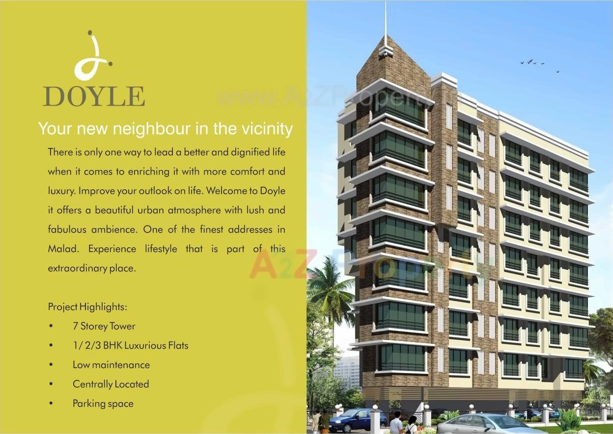 3D Elevation of real estate project Modispaces Doyle located at Borivali, MumbaiSuburban, Maharashtra