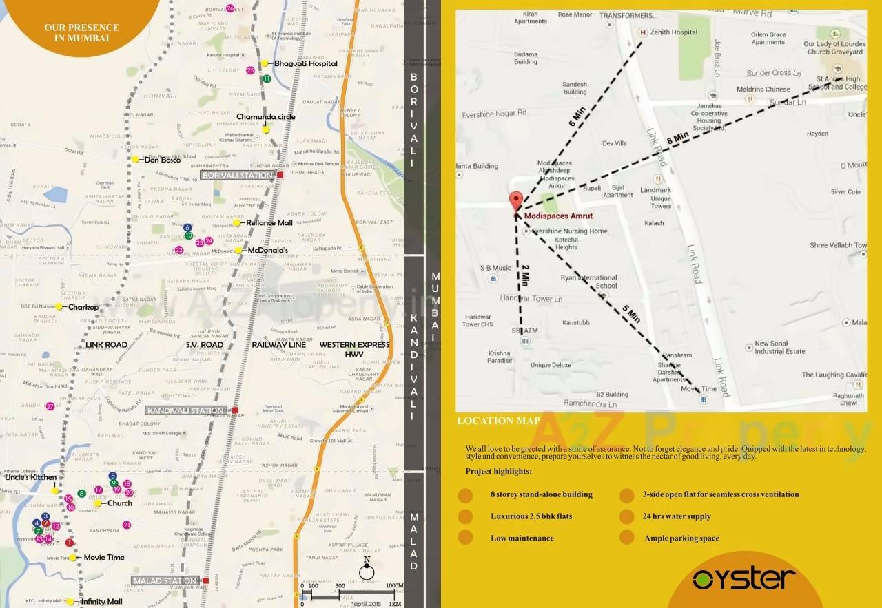  of real estate project Modispaces Oyster located at Borivali, MumbaiSuburban, Maharashtra