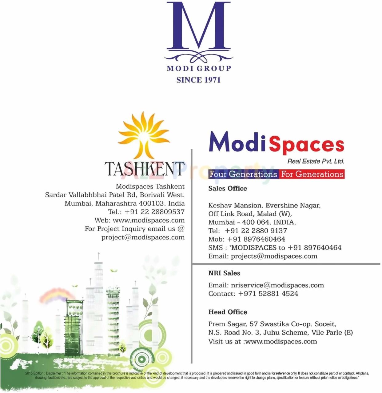  of real estate project Modispaces Tashkent located at Borivali, MumbaiSuburban, Maharashtra