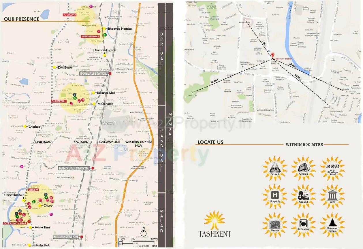  of real estate project Modispaces Tashkent located at Borivali, MumbaiSuburban, Maharashtra