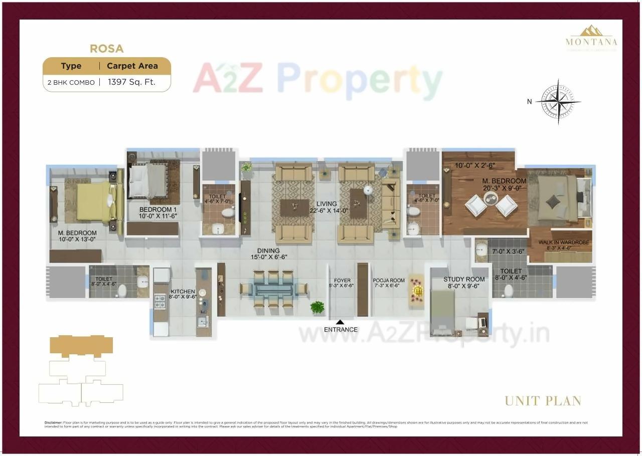 Layout of real estate project Montana located at Kurla, MumbaiSuburban, Maharashtra