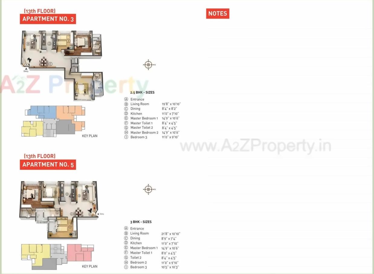 Layout of real estate project Nahar Cayenne located at Kurla, MumbaiSuburban, Maharashtra