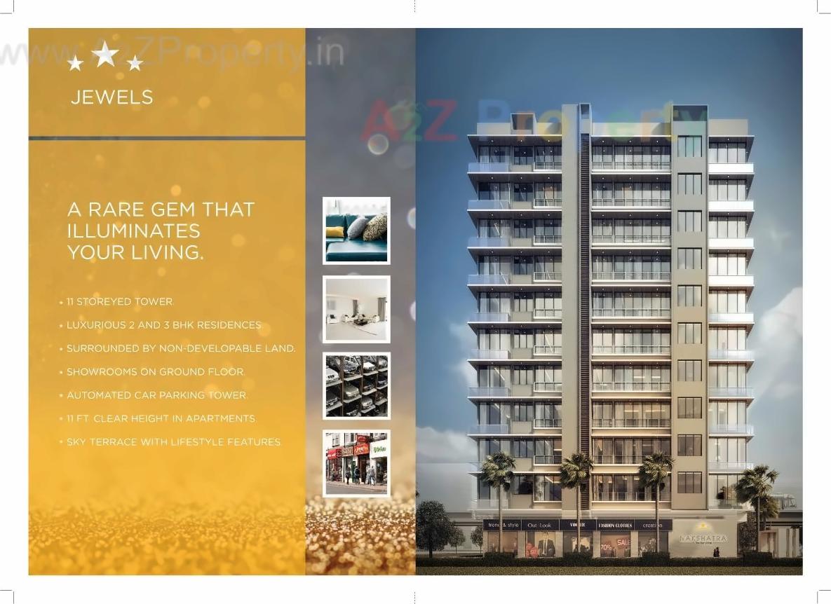 3D Elevation of real estate project Nakshatra located at Kurla, MumbaiSuburban, Maharashtra