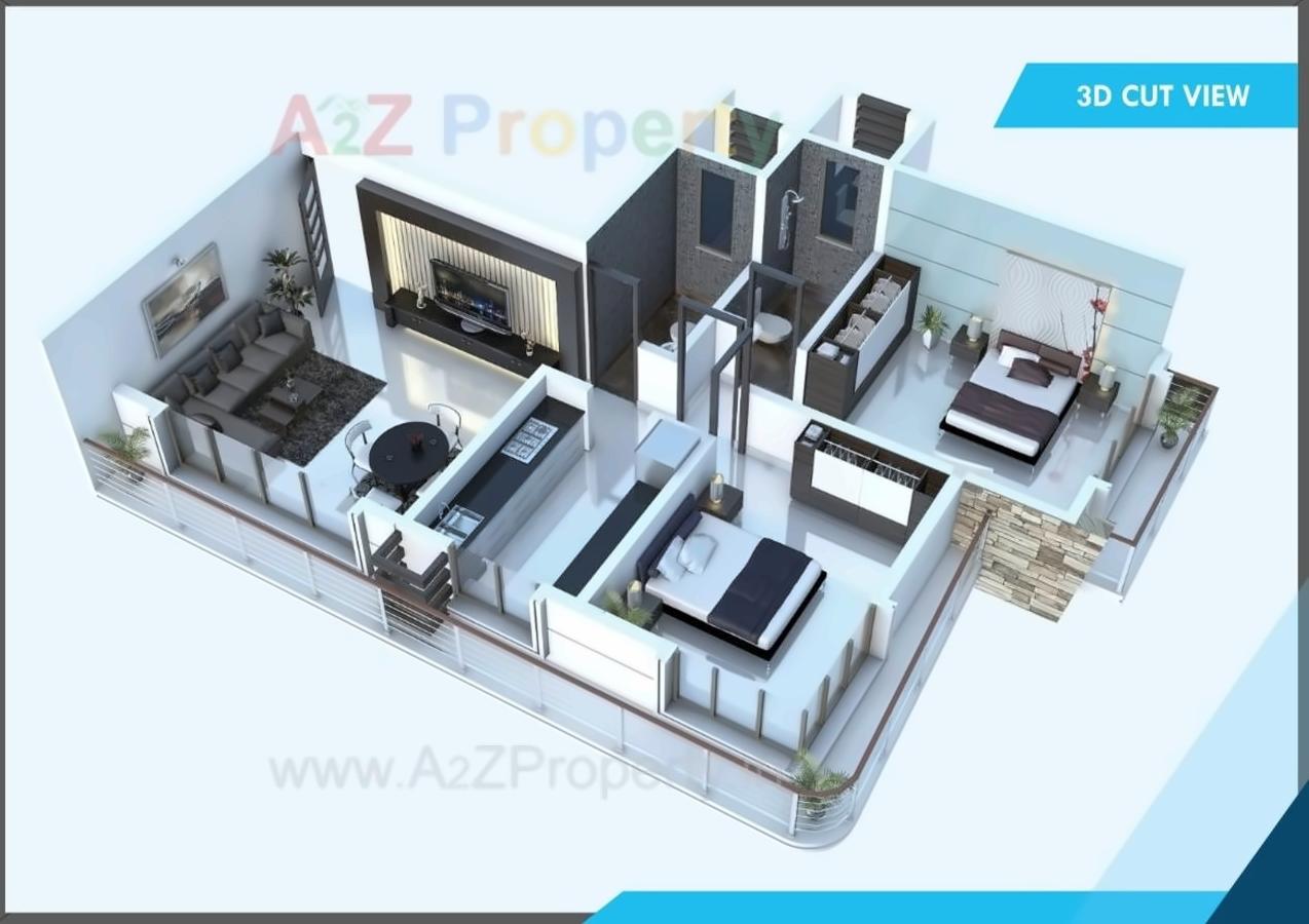 Layout of real estate project Neelkanth Smruti Chs Limited located at Borivali, MumbaiSuburban, Maharashtra