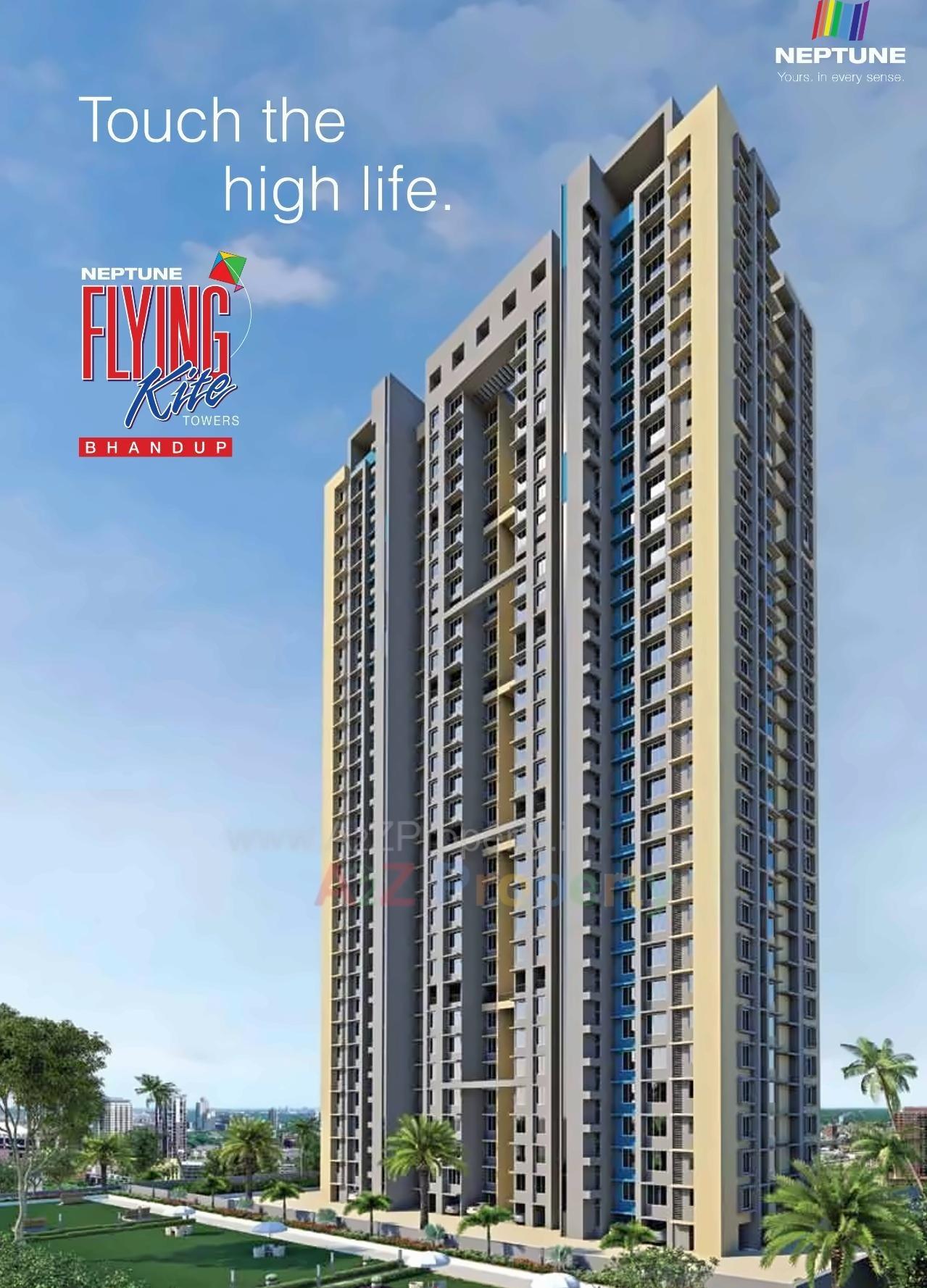 3D Elevation of real estate project Neptune Flying Kites A   Right located at Kurla, MumbaiSuburban, Maharashtra