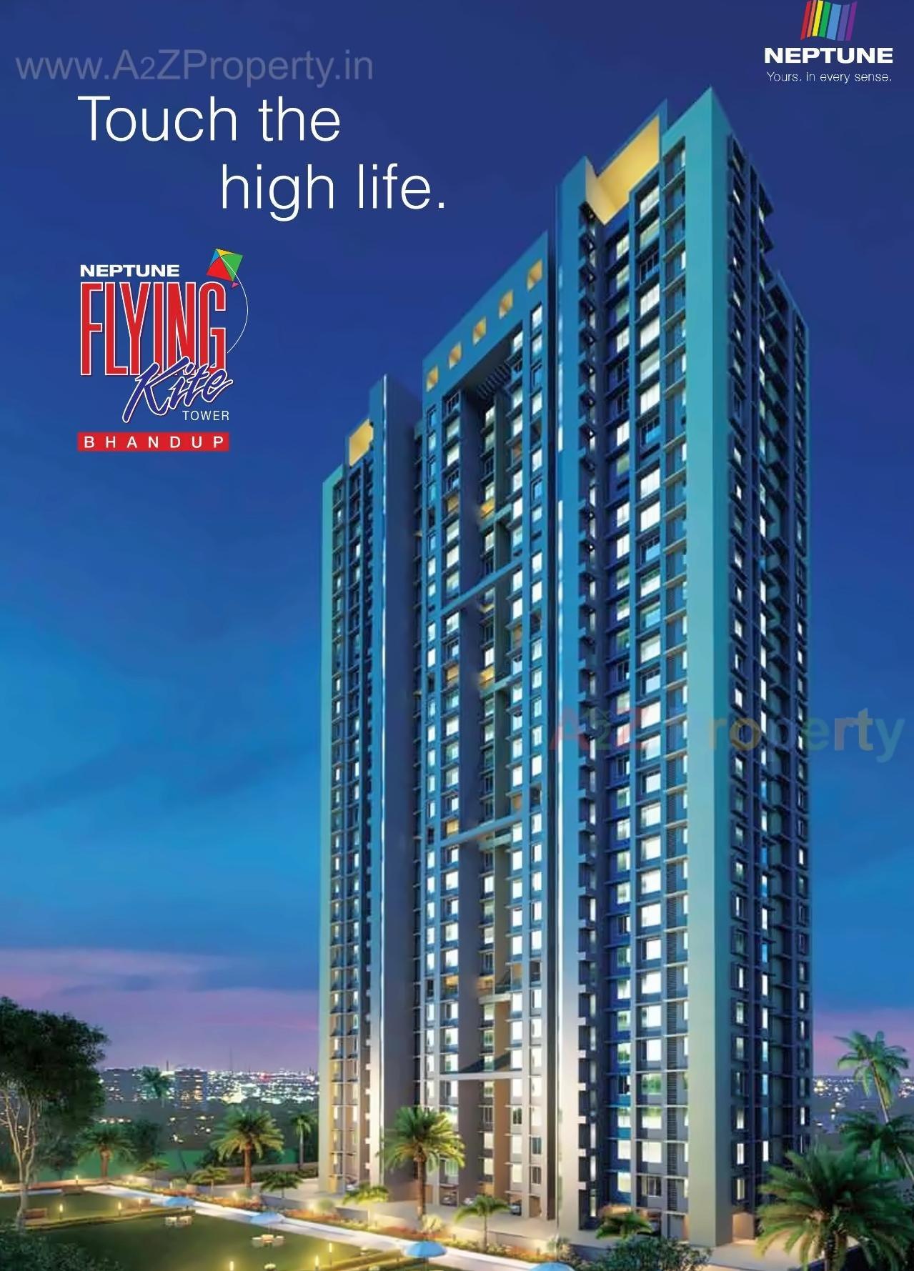 3D Elevation of real estate project Neptune Flying Kites A   Right located at Kurla, MumbaiSuburban, Maharashtra